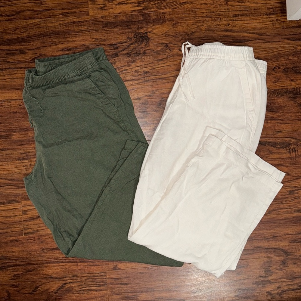 Bundle of 2 Old Navy linen pants